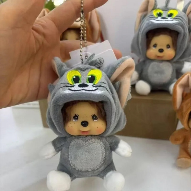 손연재 몬치치 톰과제리 키링 - 백참 치무탄 베비치치 키홀더 열쇠고리 가방꾸미기 수입 일본, 1개, 톰