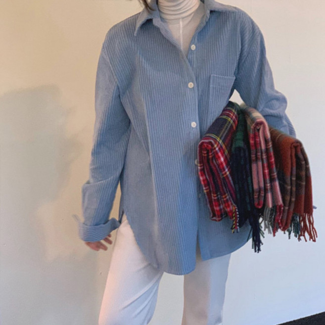 나도퀸 벨로그 빅포켓 코듀로이 남방