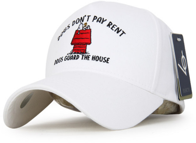 PEANUTS 정품 볼캡 5각 레드하우스 스누피 (56~58cm)