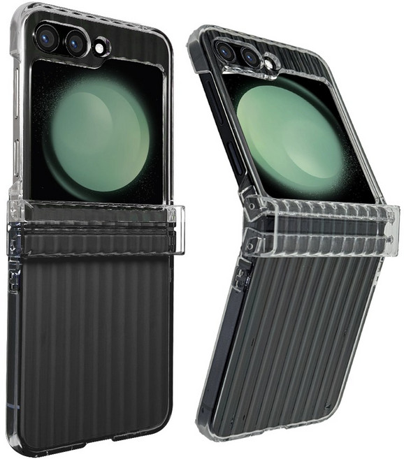 케이스백화점 하모니 Z플립 투명 휴대폰 케이스