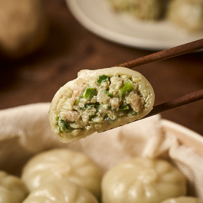 토박이마을 강원도 고기 감자만두 폭신쫄깃 식감과 육즙가득 떡국 전골 찐만두 군만두, 1.5kg, 2개