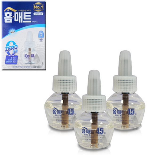 홈매트 리퀴드 에스 제로 리필 3p, 87ml, 1개