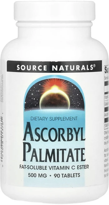 소스네츄럴스 아스코빌 팔미테이트 500mg 90정, 6병 - 쿠팡