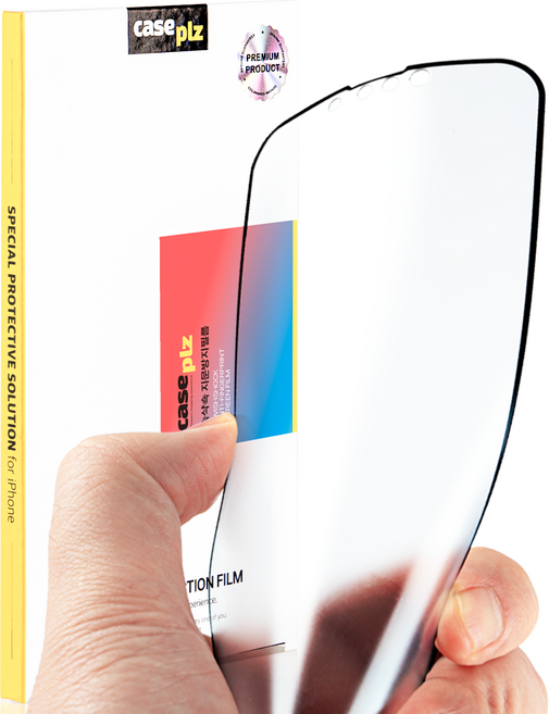 caseplz슥샥쇽 안깨지는 지문방지 휴대폰 액정 보호 필름, 1세트