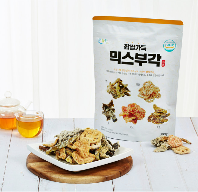해들찬 믹스부각 200g, 5개, 1kg