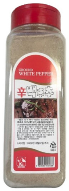 대량 하얀 후추 가루 450g/20개 업소용 백 흰색 분말, 450g, 20개