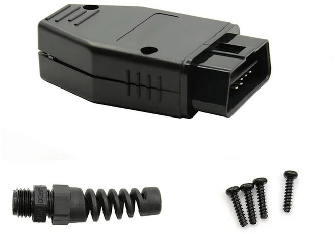 OBD 수 플러그 OBD2 16 핀 커넥터 II 어댑터 J1962 1962, Male, 1개