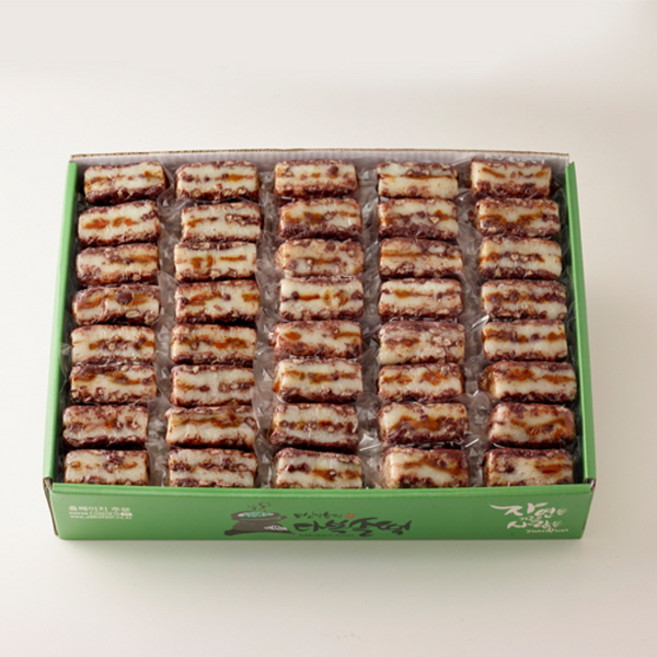 [다복솔] 통팥 찰시루떡(소), 60g, 80개