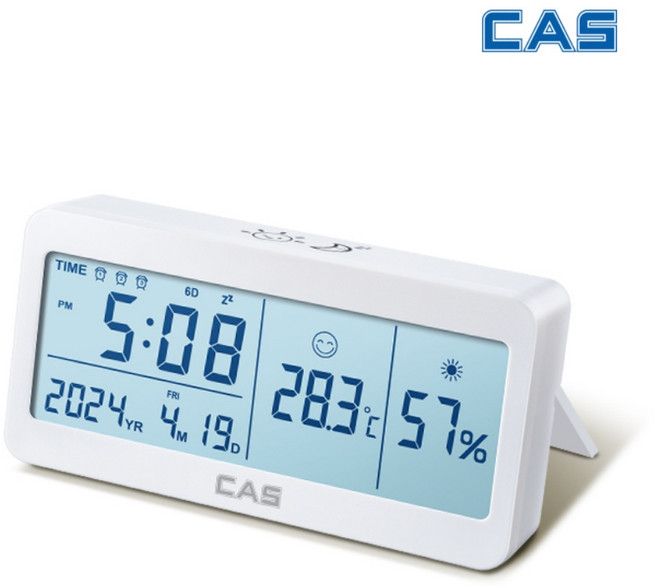 카스 디지털 온습도계 온도계 습도계 T039, 화이트, 1개