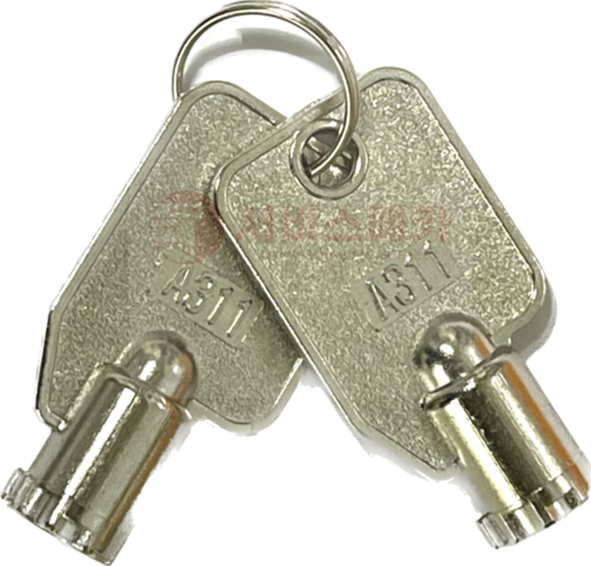 동구전자 티타임 커피자판기 믹스자판기용 미니 공용열쇠 키단품 A311 2개1쌍 자판기키