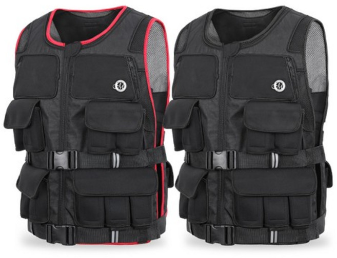 멜킨 중량조끼 머슬업 베스트 20kg 아이언블럭미포함, 머슬업조끼_B(20kg)_블랙(블럭미포함), 상세설명 참조