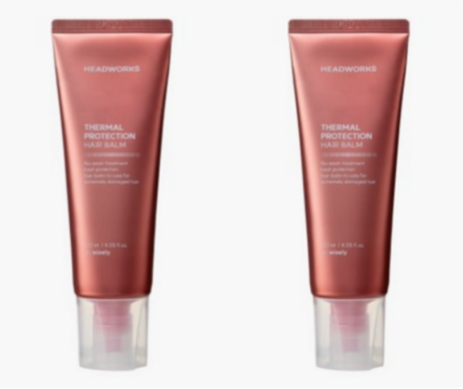 [NEW]제이지마켓 고농축 열보호 헤어밤 드라이기 고데기 사용전 필수템, 2개, 120ml