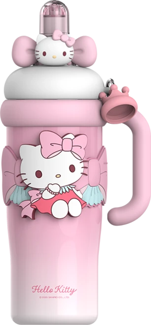 크로스 보더 산리오 뽀뽀 텀블러 960밀리리터, 1개, 960ml, 960ml 헬로키티 - 쿠팡