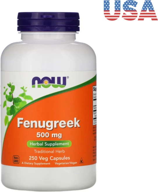 나우푸드 호로파 페뉴그릭 500mg 250 베지캡슐, 250정, 1개 - 쿠팡