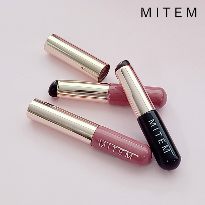 미템 실리콘 립브러쉬 립스머지 1+1, 핑크1+1, 1개