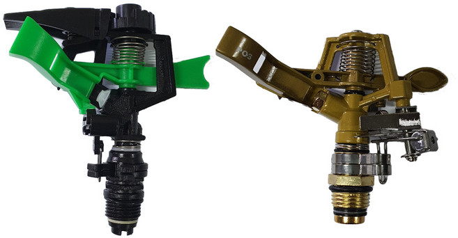 농업용 스프링 쿨러헤드 PVC/황동 15mm 각도, PVC, 1개