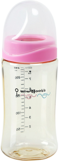 아이누누 PES 젖병 240ml, 핑크, 1개