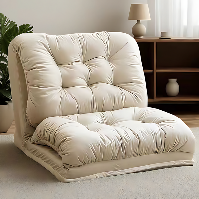 티야드 소파베드 5단 조절 가능 좌식 의자, 화이트