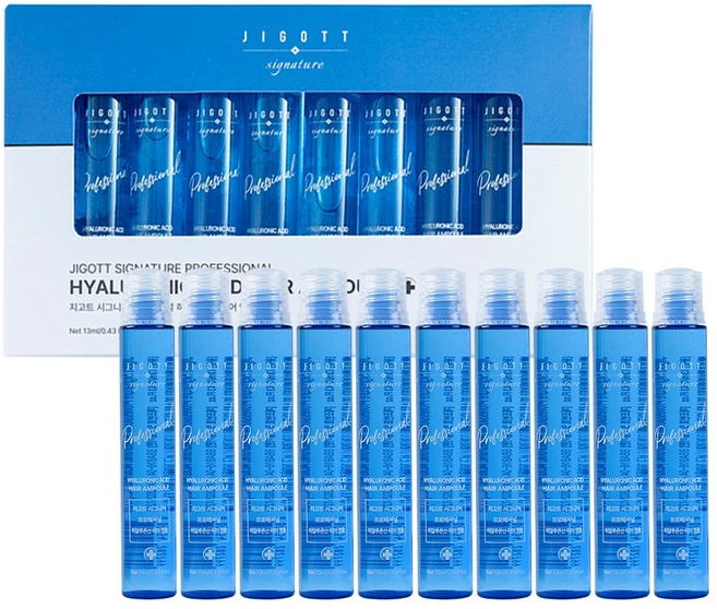 지고트 극손상 헤어앰플 시그니처 프로페셔널 히알루론산 손상모 복구 1세트 10개입, 13ml, 1개 - 쿠팡