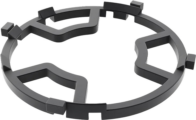 가스렌지 모카포트 삼발이 받침대 가스레인지 보조 사발이 걸쇠 원형 냄비 거치대 커피주전자 화구 받침 휴대용, R39109B(블랙