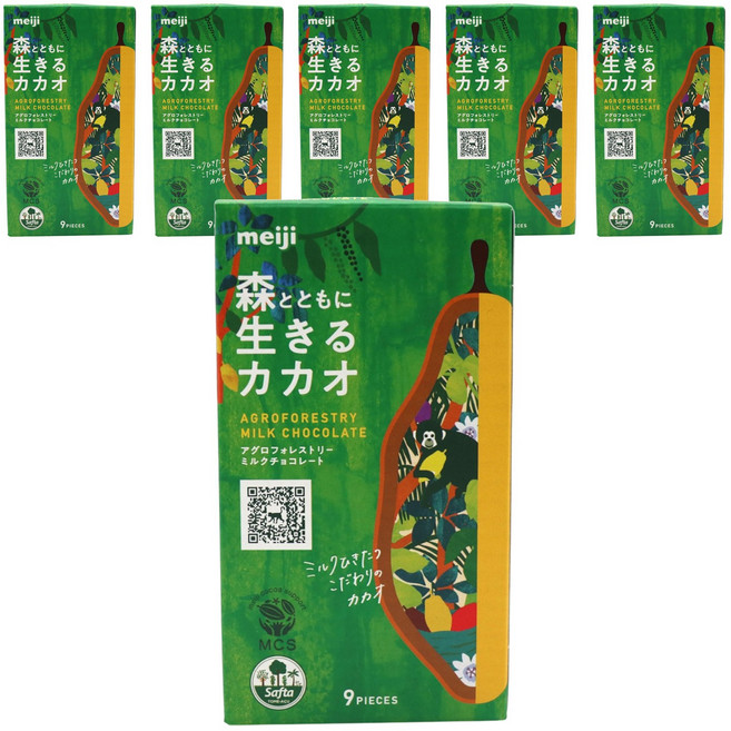 meiji 明治 與森林共存的可可 9入, 1個, 40g