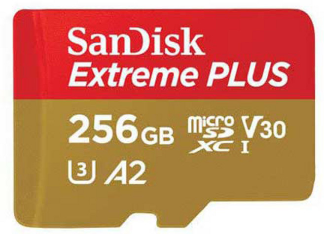 샌디스크 익스트림 마이크로SD 카드 SDSQXA1-256G, 256GB, 1개