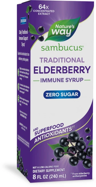 네이쳐스웨이 삼부커스 엘더베리 시럽, 240ml, 1개 - 쿠팡