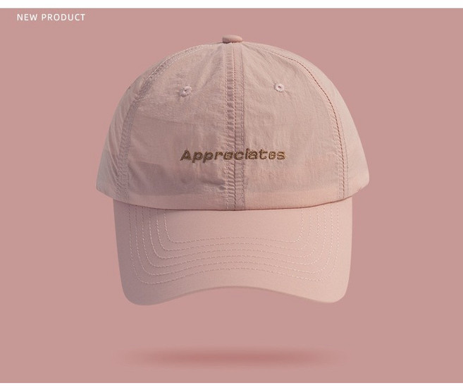 가벼운 패션 방수 수영장 나일론 볼캡 파스텔