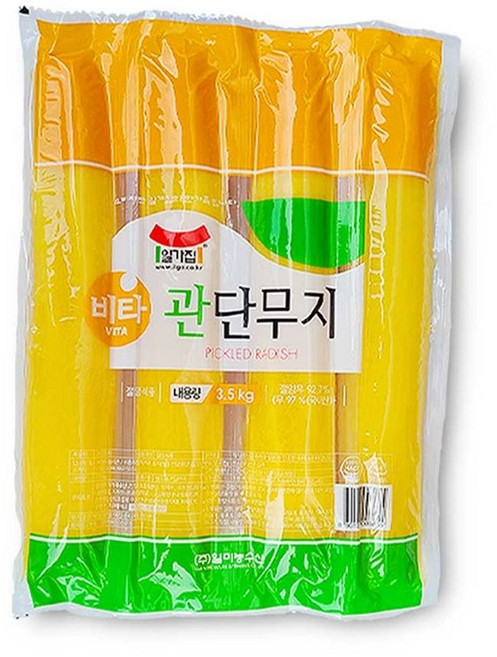 일가집 관단무지 3.5kg 통단무지, 2개