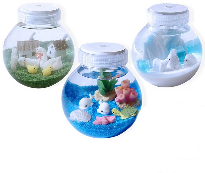 심아트 포션램프 무드등 만들기 LED 3종, 블루오션 A, 혼합색상