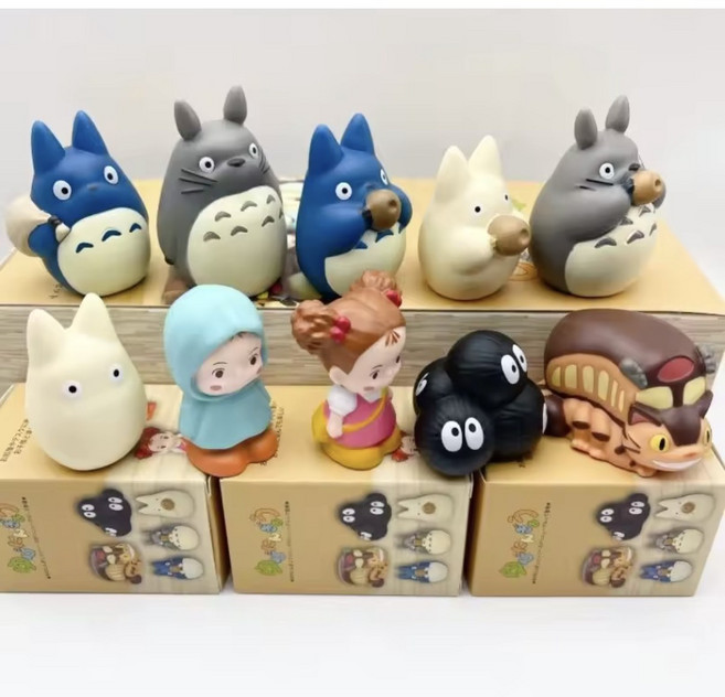 일본 애니메이션 지브리 토토로 감성 피규어 랜덤박스, 1개