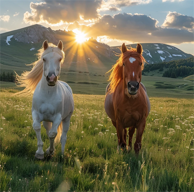 햇살 풀밭 달리는 말 DIY 말 떼 아름다운 풍경화 명화그리기 물감 붓 사업 성공 금전운에 좋은 풍수 유화그리기 9종, 30cmx30cm+물감세트+붓(액자프레임포함), 햇살 풀밭 달리는 말 그리기1, 1개