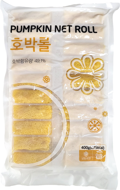 랜시 호박롤 400g 호박스프링롤, 1개