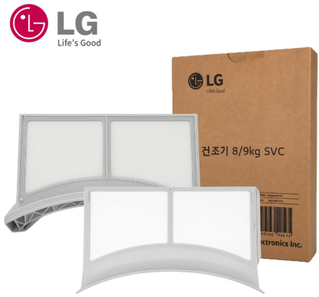 LG 트롬 건조기 보푸라기 먼지필터 세트 8KG 9KG RH8WD RH9WV, 회색, LG 건조기 필터