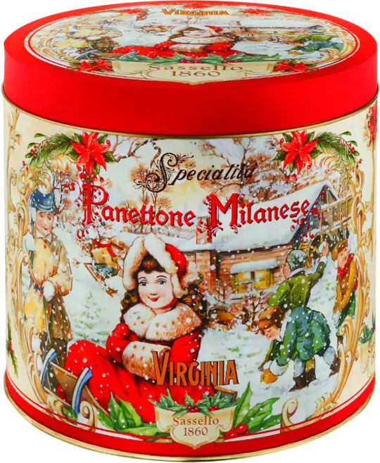 Amaretti Virginia 파네토네 알토 밀라네즈 로소토 1kg, 1개