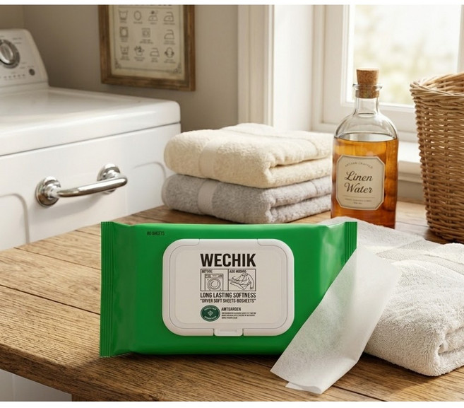 위칙 섬유유연 건조기시트 AM7 가든 본품, 80매, 2개