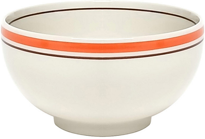 토탈하우스 카네수즈 오리지날 대접 도자기 국그릇 국대접 0817, 1개, 오렌지