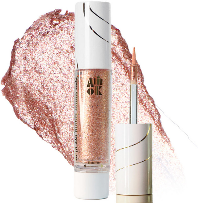 아미옥 스핀 글리터 리퀴드 아이글로우, EG301 펜텀시티, 1개