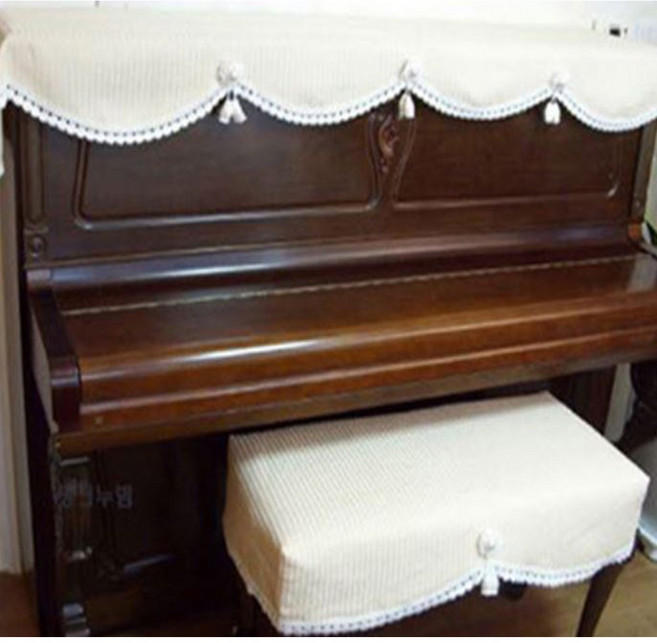 러너형/아네모네 피아노커버+의자커버 피아노커버세트 맞춤제작 사이즈만 맞아도 한인물 합니다, 아네모네베이지-B, 1개