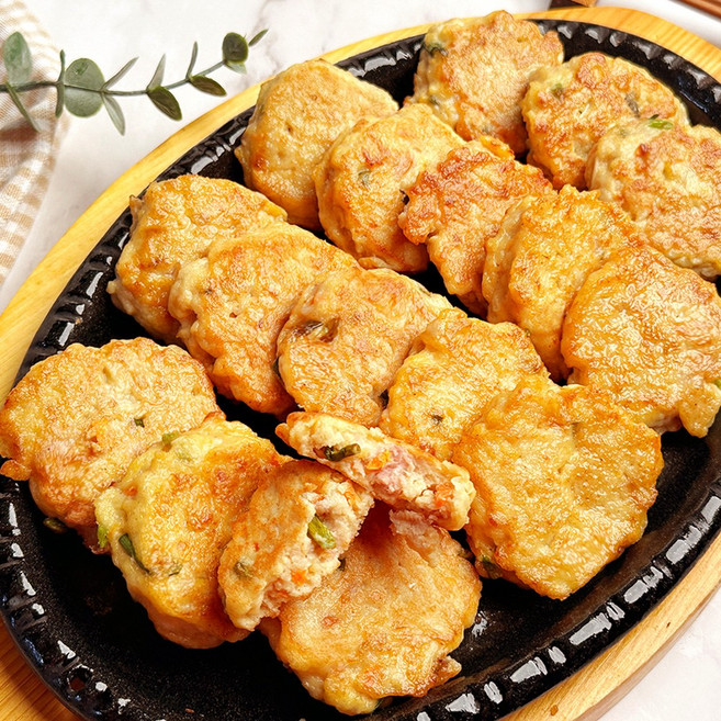 [당일조리] 30년 전통 엄마손맛 모듬전 6종 1.5kg, 동그랑땡, 1개