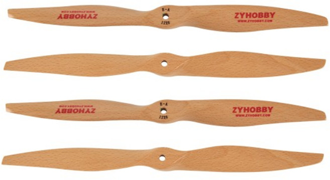 1Pc 전기 RC 비행기 프로펠러 나무 소품 14x7 16x10 고정 날개 항공기 용, 13 13X6, 1개