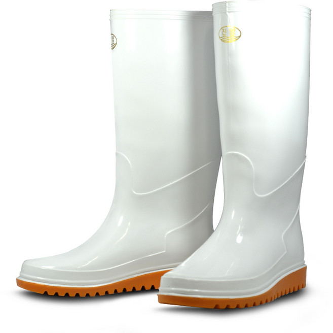 진양 고무장화 위생장화 백색