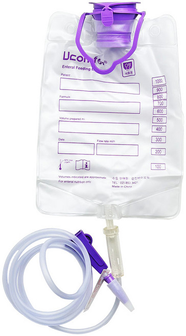 유콤포 일체형 피딩백 1000mL, 4개