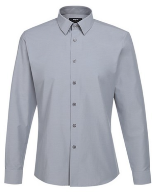 킨록 남성용 옥스포드 기본 카라 셔츠