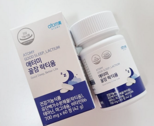 애터미 꿀잠 락티움 60정, 1개