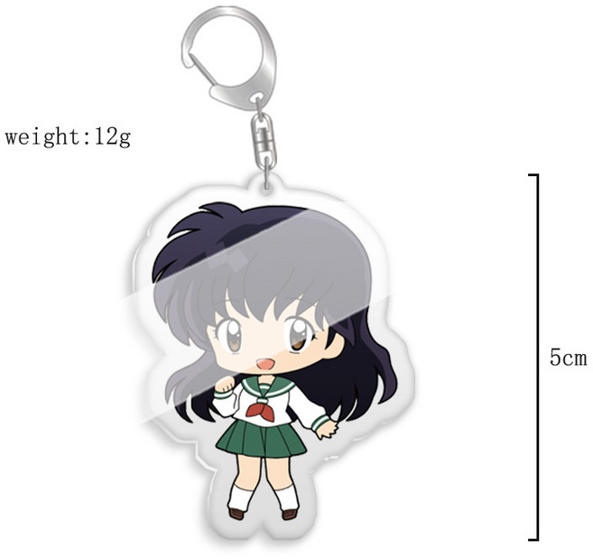 1+1 이누야샤 키링 피규어 키체인 열쇠고리 키홀더 애니 액세서리 keyring keychain inuyasha, A. 7913_55mm