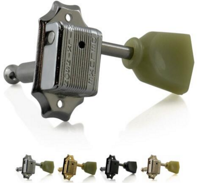 윌킨슨 빈티지 헤드머신 3+3 레스폴 EG SG 등 호환모델, 블랙(3+3), 1개