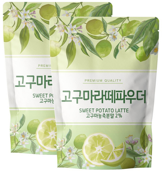 닥터릴리 고구마라떼 파우더 분말 가루, 2개, 1개입, 500g