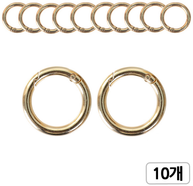 [모핸] 36mm오픈키오링(오링고리), 금색, 10개