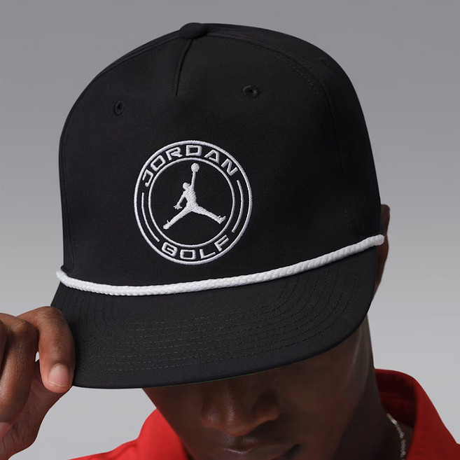 나이키 스냅백 드라이핏 조던 프로 플랫 브림 골프모자, L/XL (60호), 블랙 (010)
